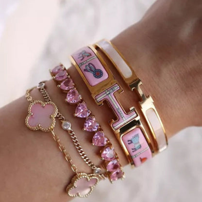 Bracciale H sottile