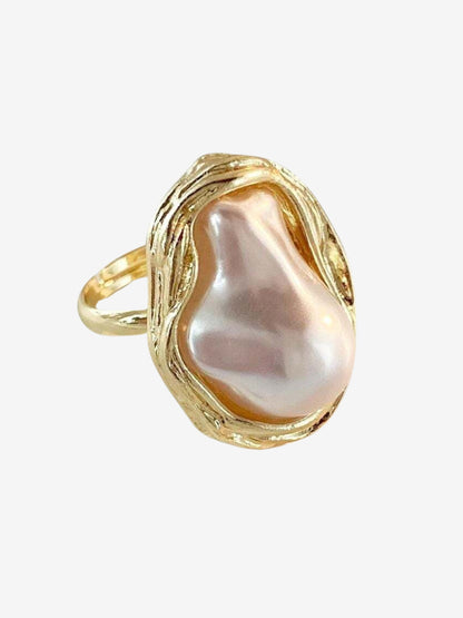 Adjustable Pearl Ring