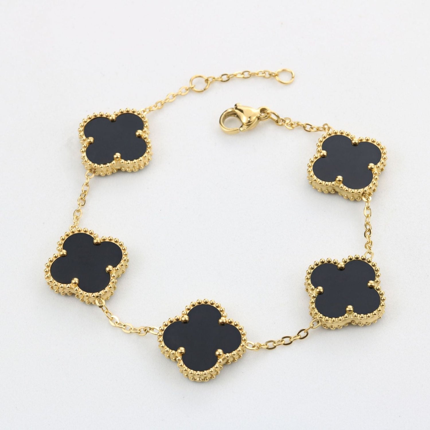 Braccialetto Lucky Clover Nero